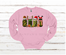 Load image into Gallery viewer, Christmas Pickles Sweatshirt
