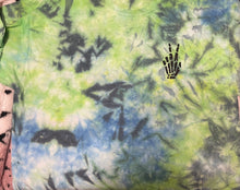 Load image into Gallery viewer, Skelly peace tiedye TShirt
