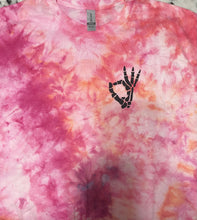 Load image into Gallery viewer, Skelly OK fingers pink tiedye
