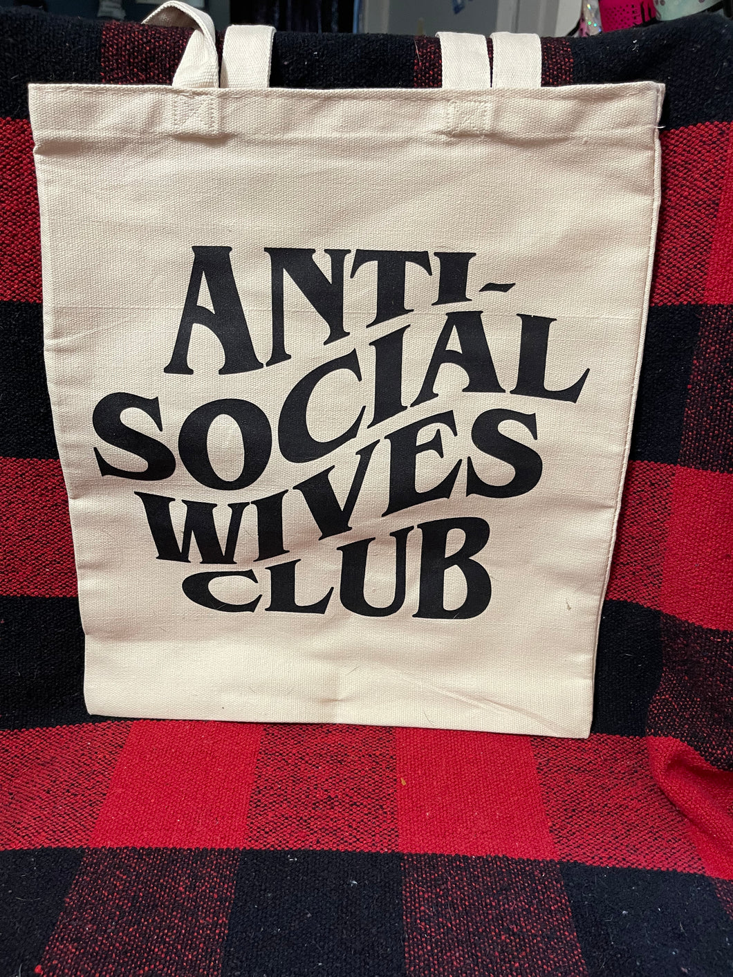 Anti Social Wive's Club Tote Bag