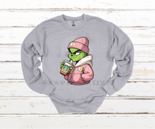 Load image into Gallery viewer, Green Girl Sweatshirt
