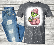 Load image into Gallery viewer, Green Girl Bleached T-Shirt
