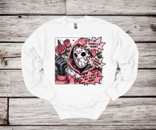 Load image into Gallery viewer, Horror Valentine&#39;s Sweatshirt
