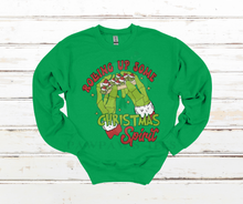 Load image into Gallery viewer, Rolling Up Some Christmas Spirit Sweatshirt
