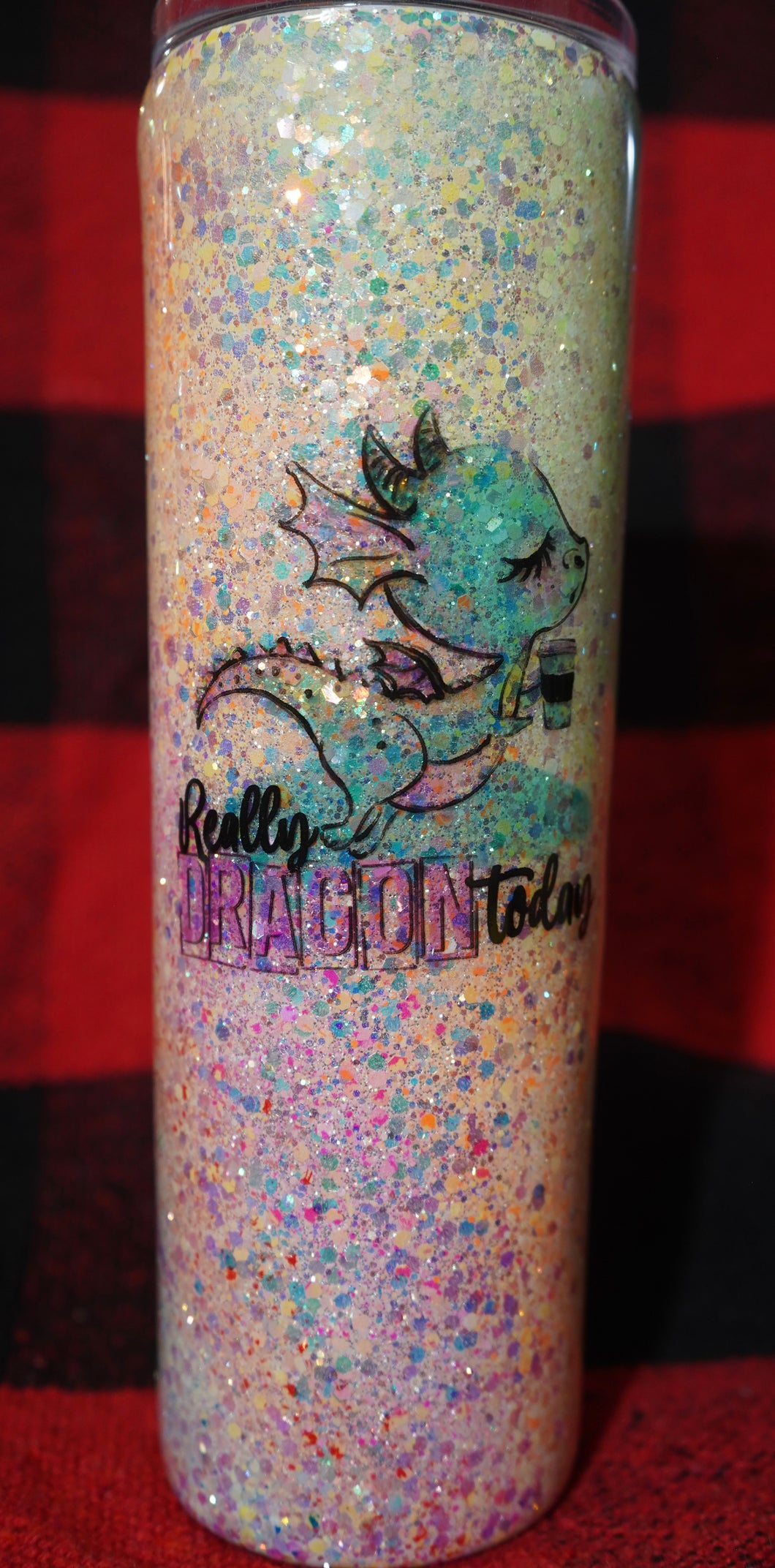 Glittered Really Dragon Today Cup