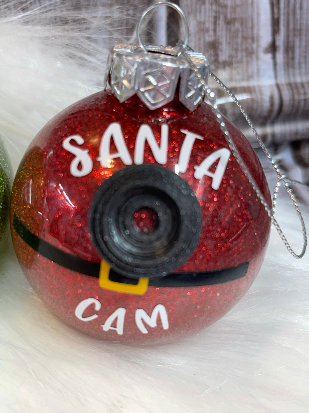 Santa Cam Christmas Ornament