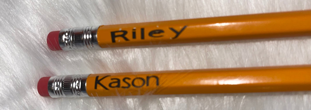 Personalized #2 Pencils-Pack of 4